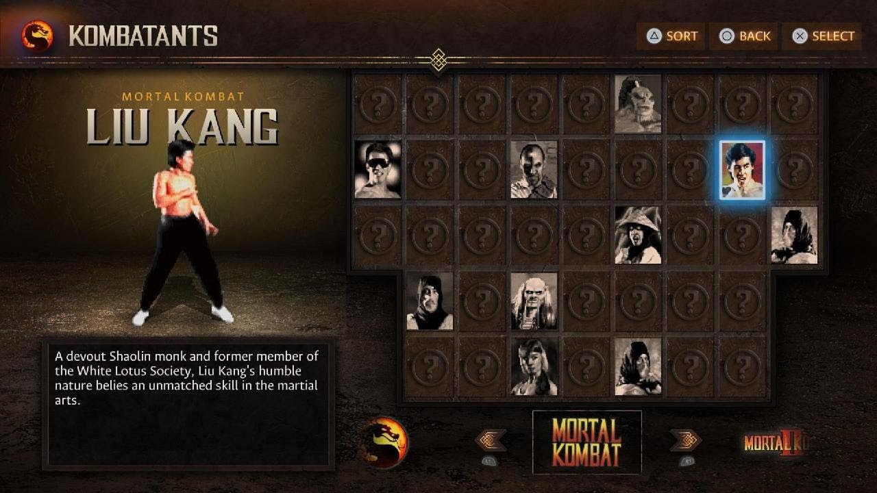 Mortal Kombat: Legacy Kollection The Story Of The Characters