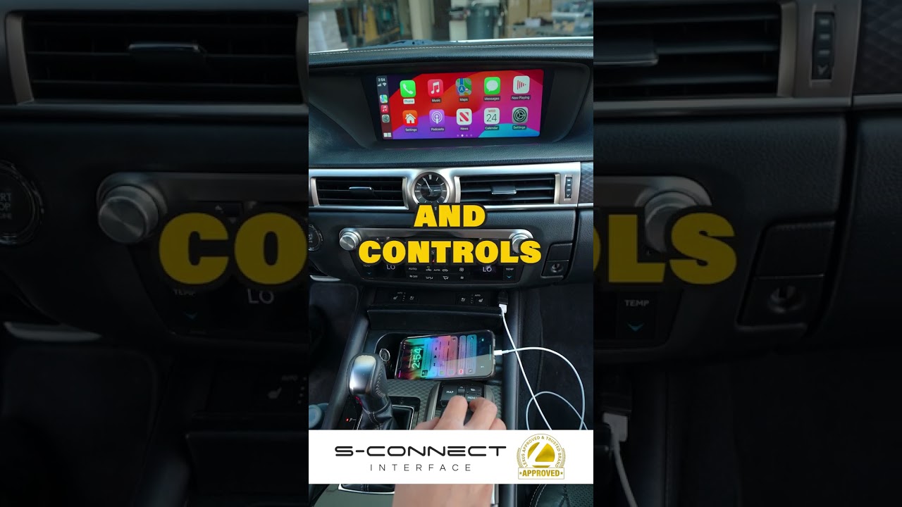 Apple CarPlay для Lexus GS 2014-2020!