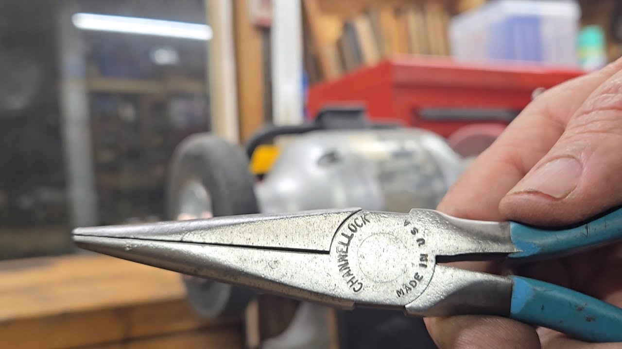 Cleaning up Channellock Needle Nose Pliers