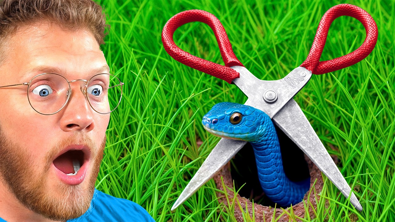 He Set a Reptile Trap and Caught This!