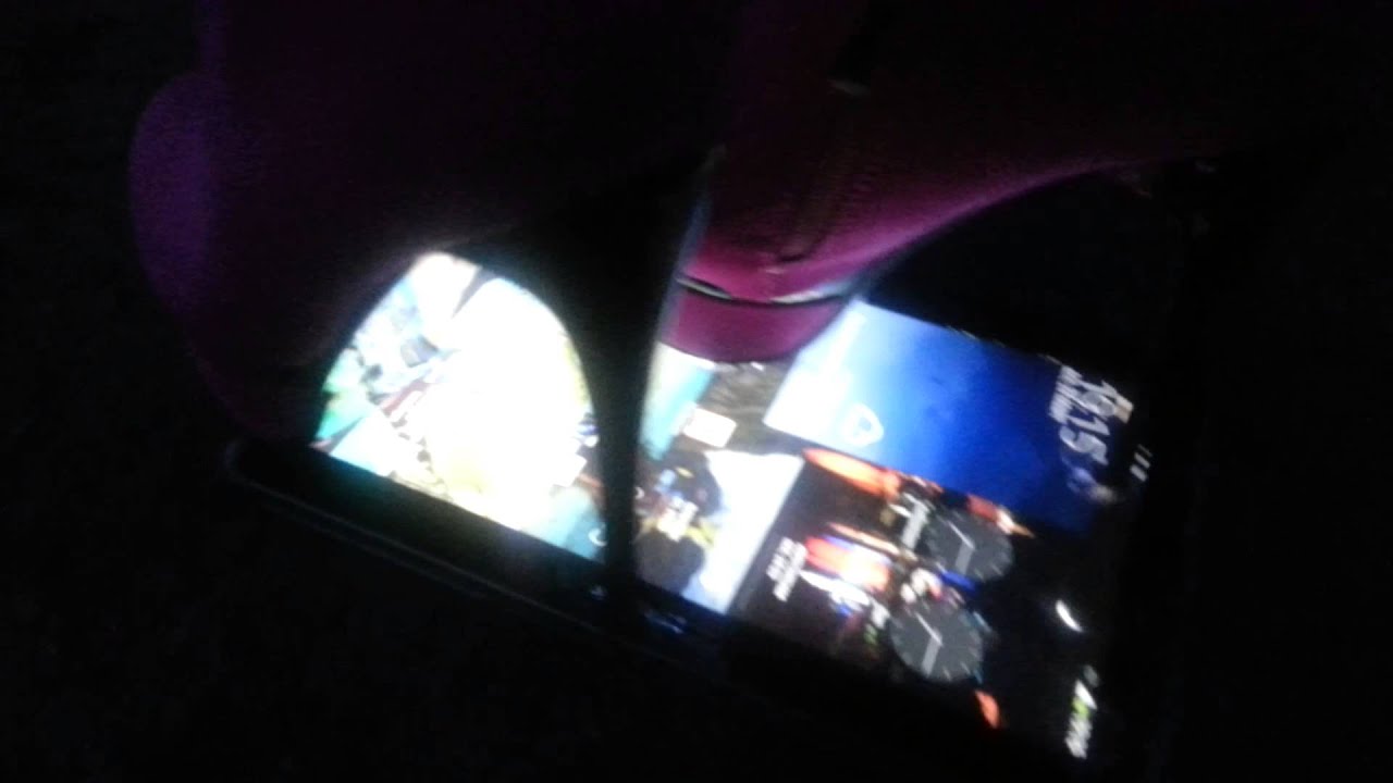 Samsung Tab 10.1 crush at night under high heels