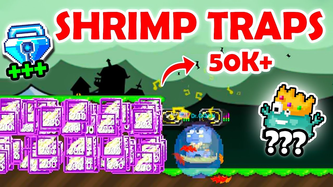 Gacha Lobster Tarp 50k Shrimp Growtopia