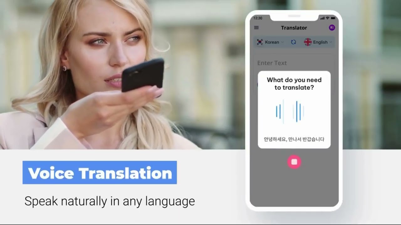 Instant Voice Translate app - Voice Translator Translate