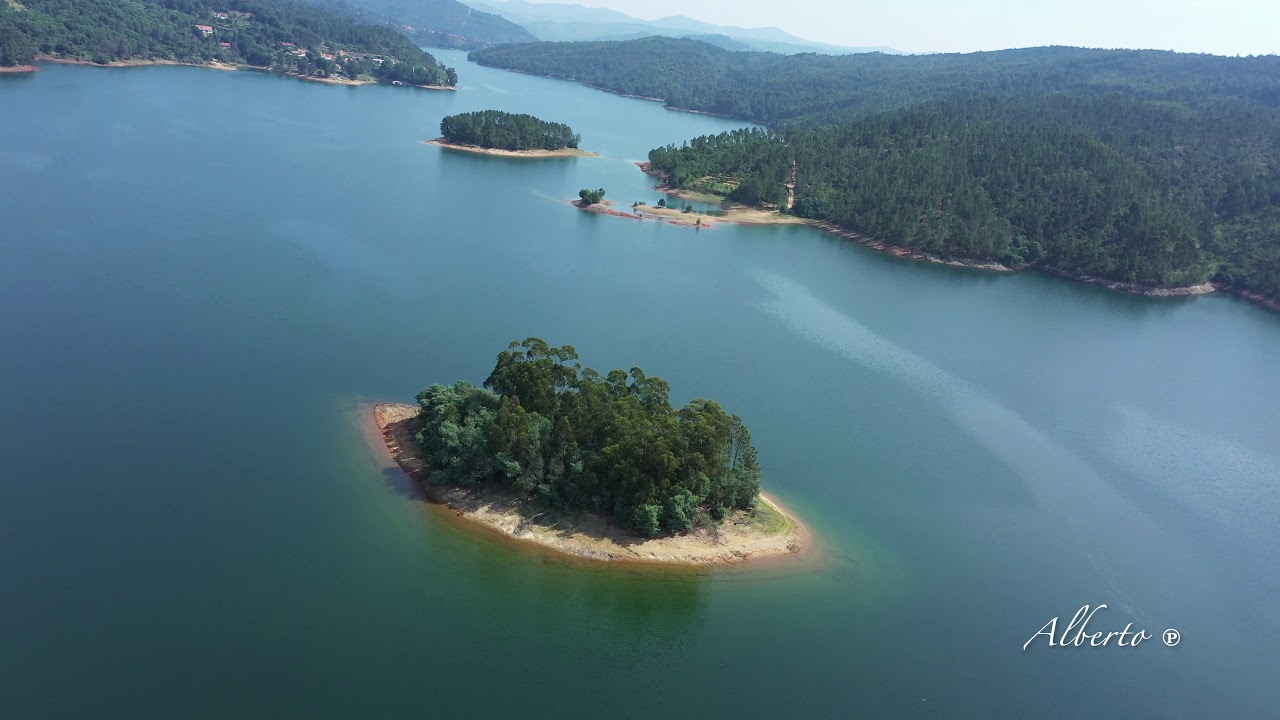 Rio Zêzere  & Cabeça Ruiva & Maxial  4K ULTRA HD Aerial Footage