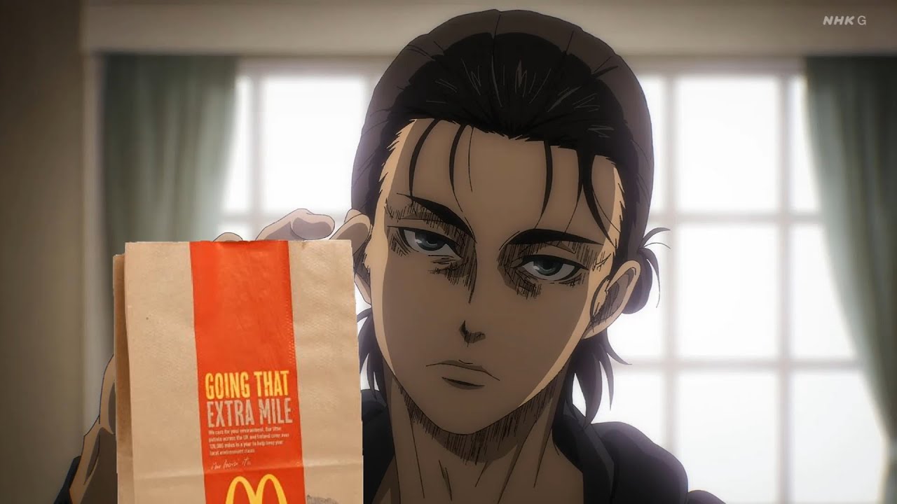 Eren goes to McDonalds - Attack on Titan: The Final Season