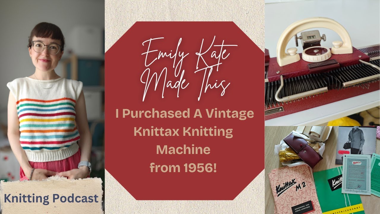 I Purchased A Vintage Knittax Knitting Machine from 1956! 🧶(and I have A LOT to say about it!)
