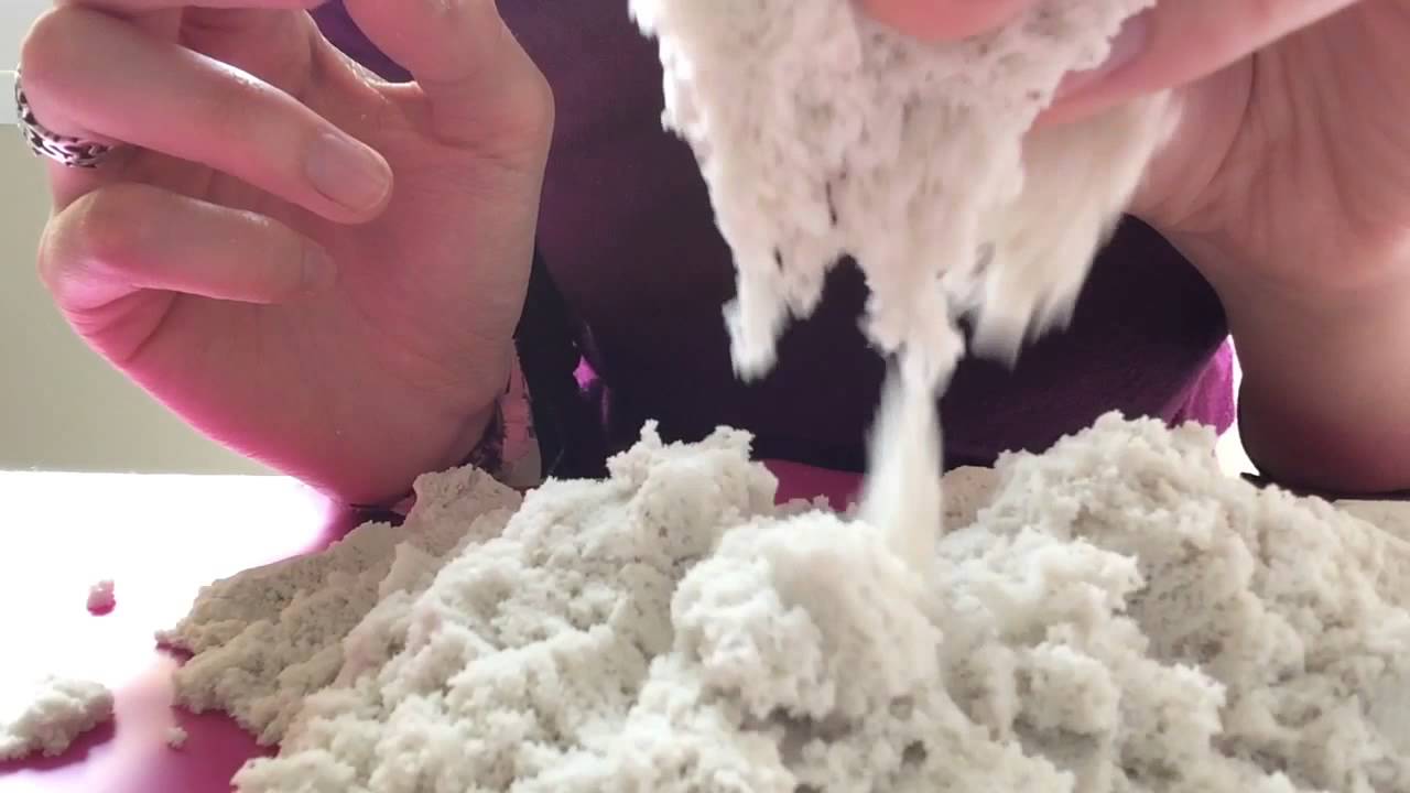 ASMR jugando con arena kinetica, foam, marbles