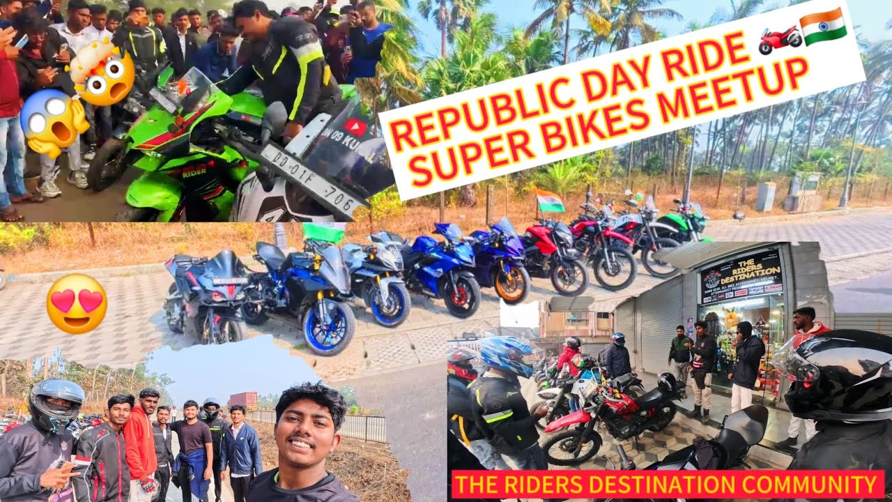 77th REPUBLIC DAY RIDE 🇮🇳🏍 | SUPER BIKES MEETUP 🏍 📍| MAHARASHTRA 