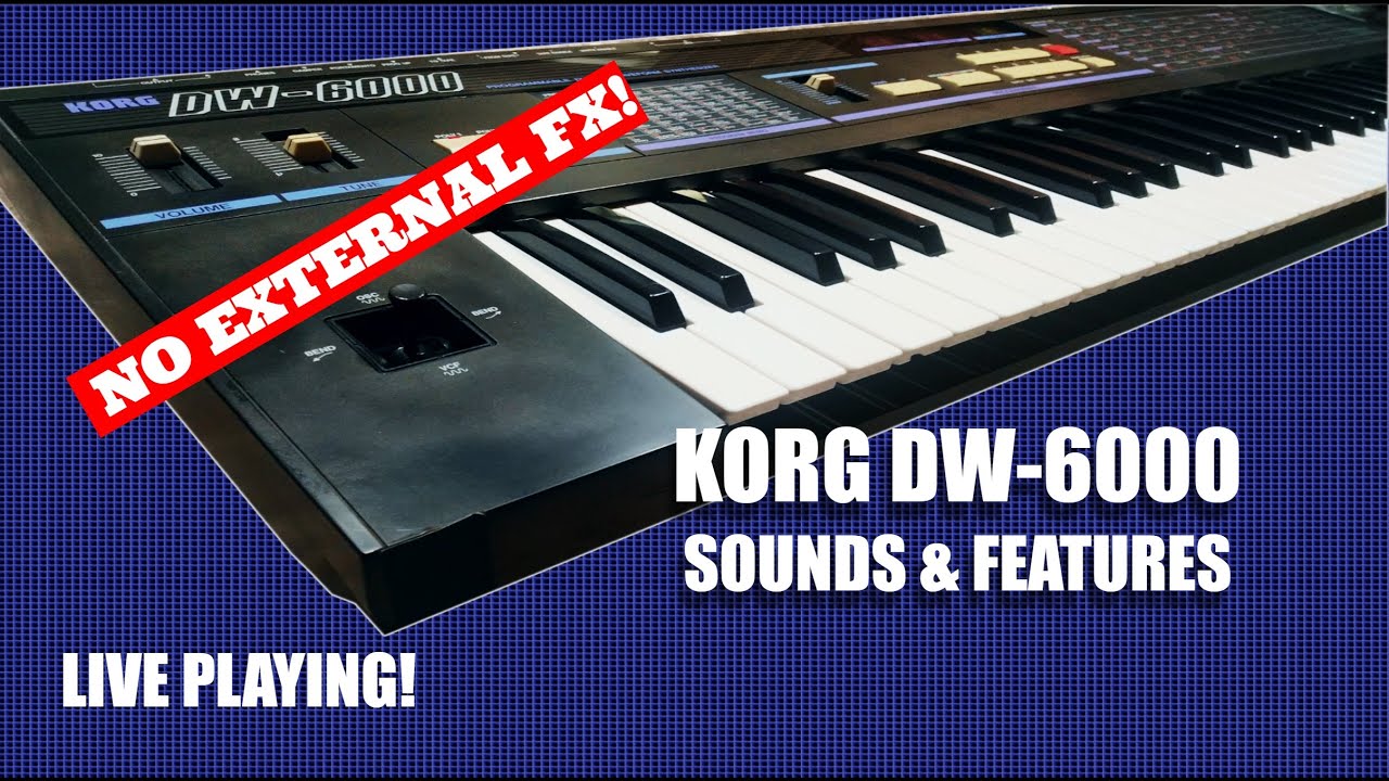 Korg DW-6000 Demo by Synthdude