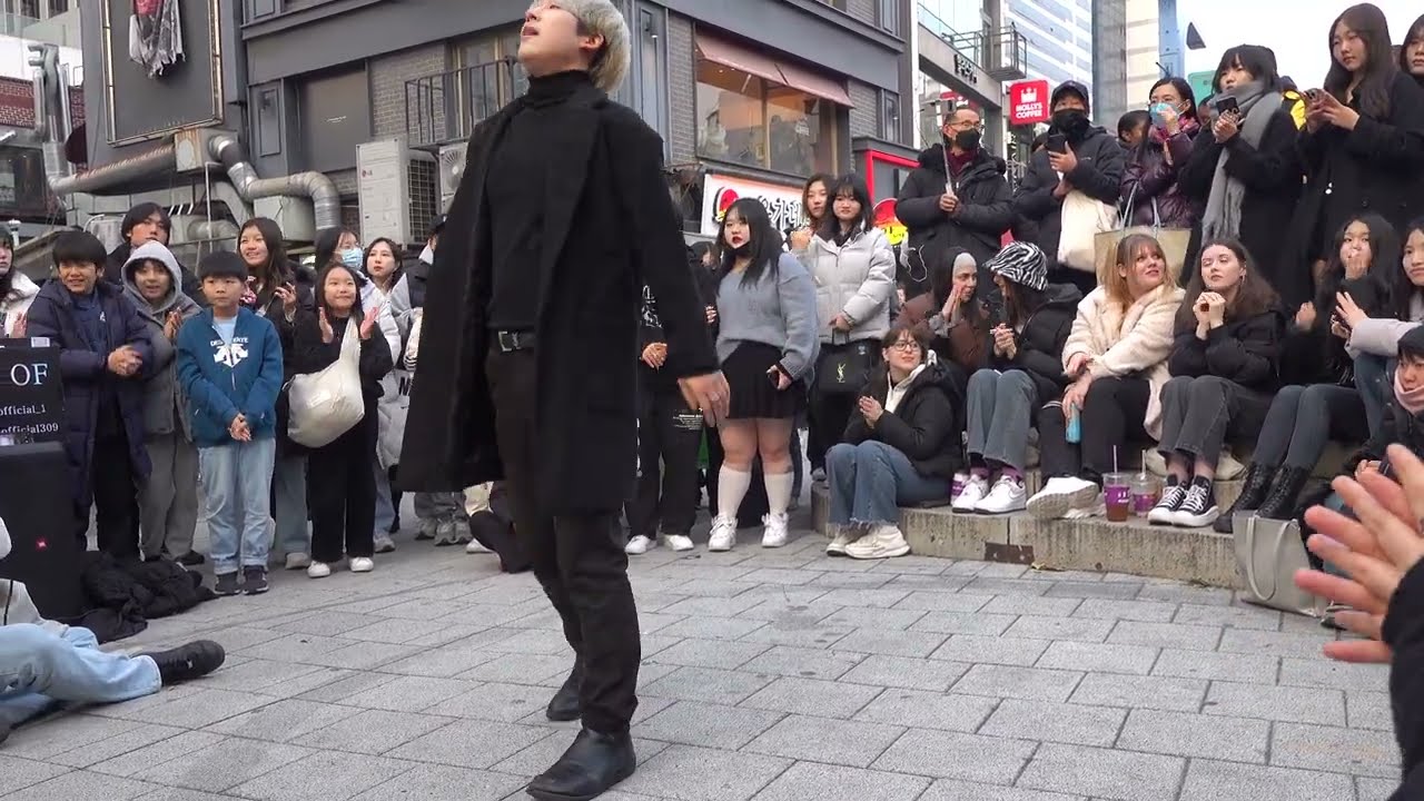 231119 kpop cover dance team ONE OF - CLAP(박수) (SEVENTEEN) Hongdae busking