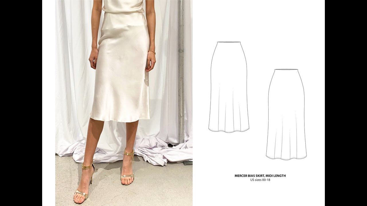 How to make a bias slip skirt using luxury RTW construction techniques