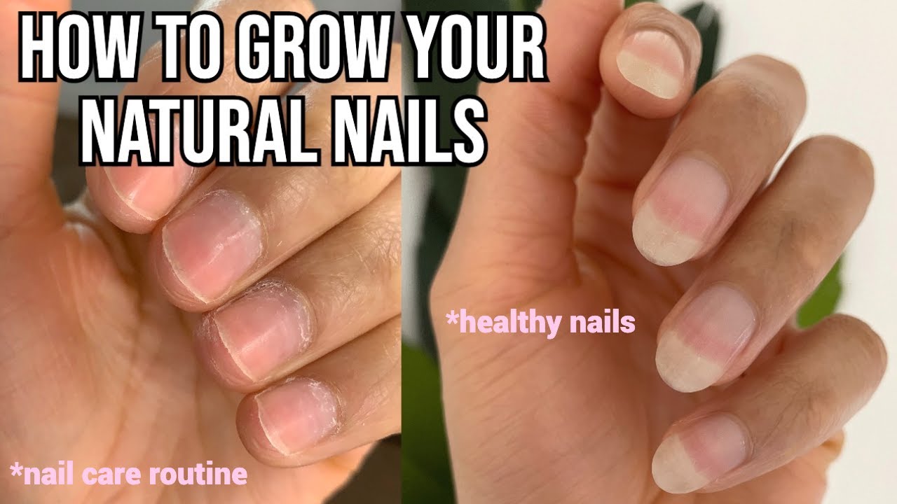 HOW TO GROW NAILS FAST | tips for healthy strong natural nails 2024