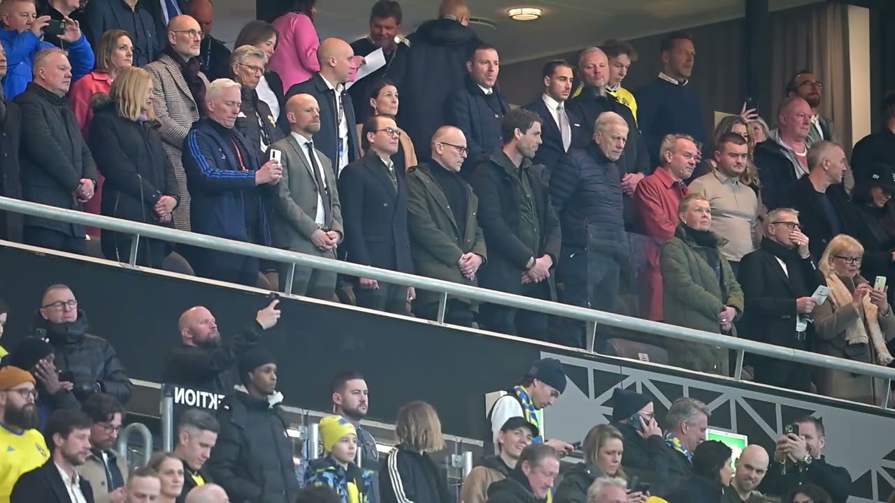Prince Daniel of Sweden watcing soccer, Sweden vs Belguim