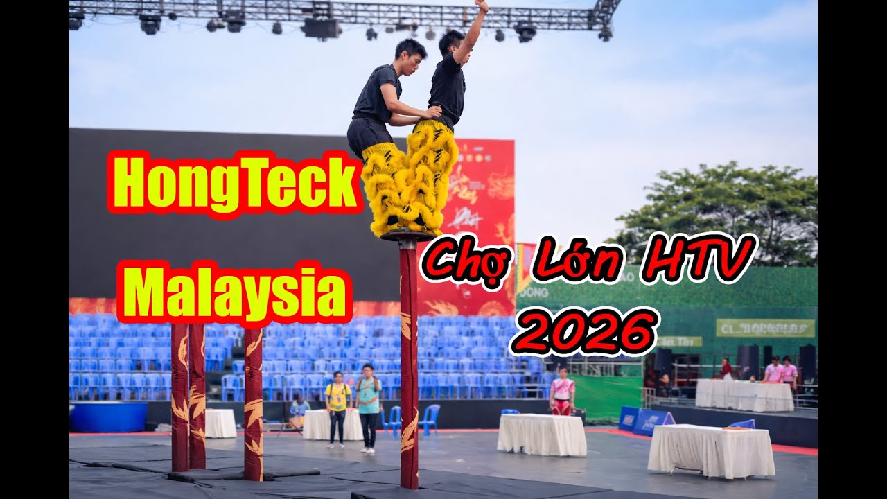 LSR / HongTeck Malaysia test dàn cúp Chợ Lớn HTV 2026 #liondance #barongsai #lsr