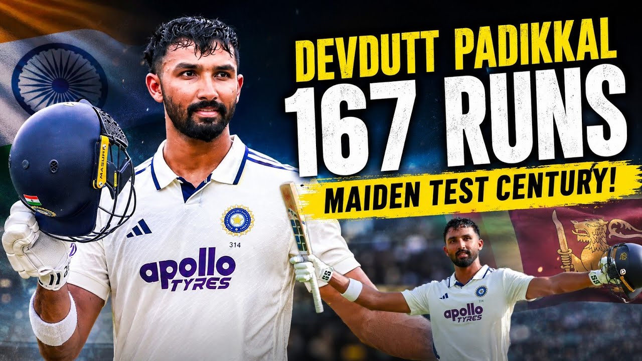 Devdutt Padikkal signs off with a brilliant 167 off 230 balls in Galle. A magnificent innings from 
