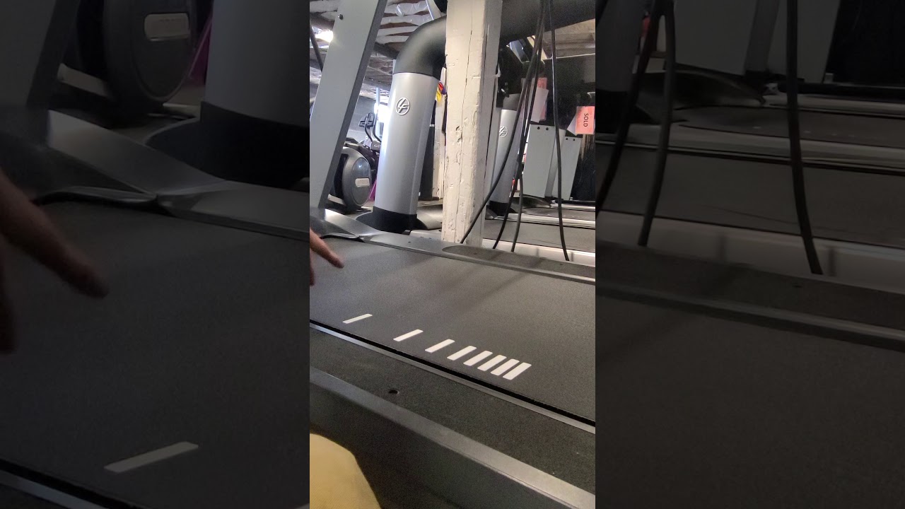 Treadmill belt Sticking