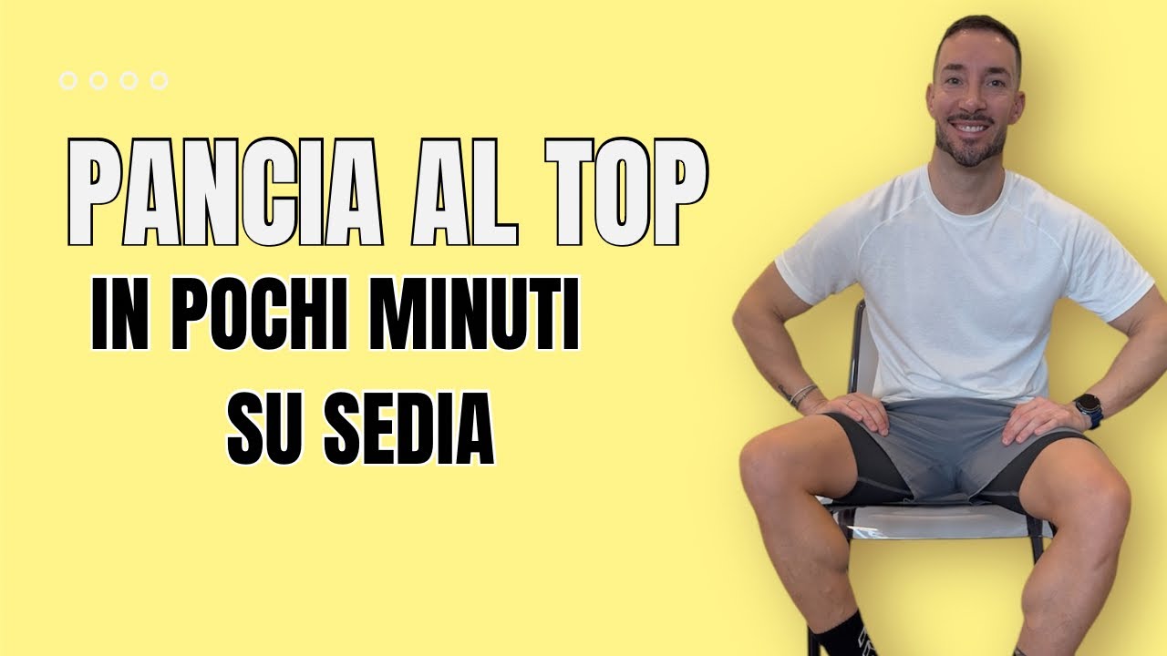 ADDOMINALI AL TOP CON UNA SEDIA IN POCHI MINUTI
