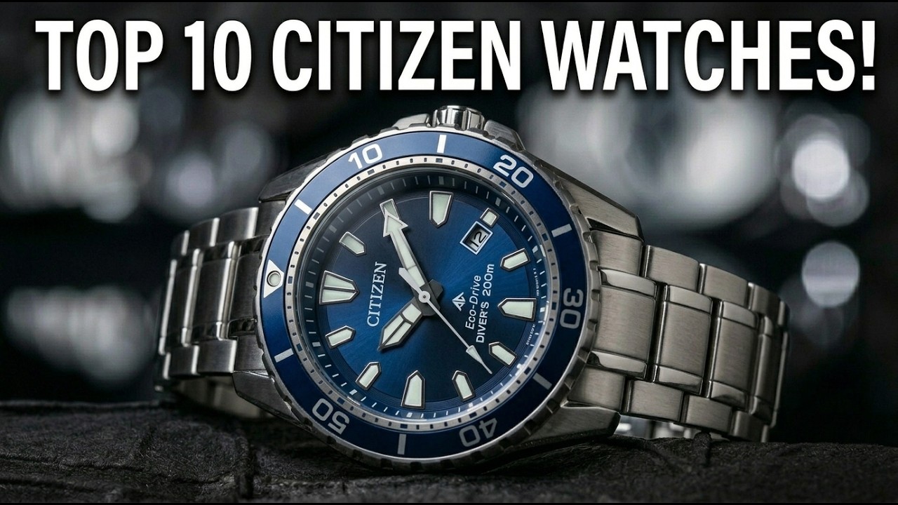 Топ-10 часов Citizen, которые будут доминировать в 2026 году!