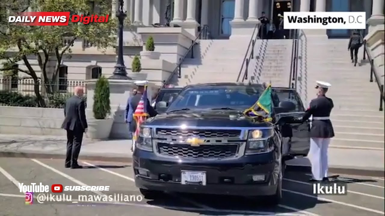 #TAZAMA| MSAFARA WA RAIS SAMIA ULIVYOTINGA IKULU YA MAREKANI, AKUPOKELEWA NA KAMALA
