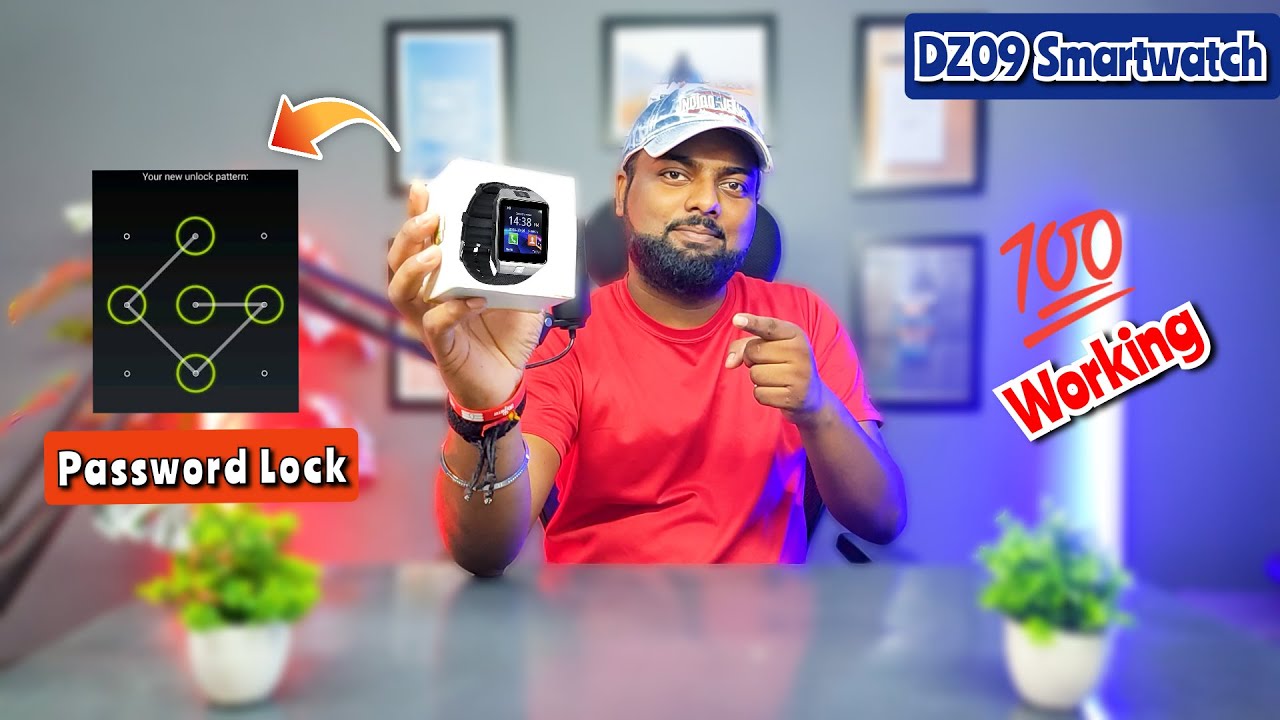 How To Set Password Lock In DZ09 Smartwatch ? 100% Working 😍🔥💯