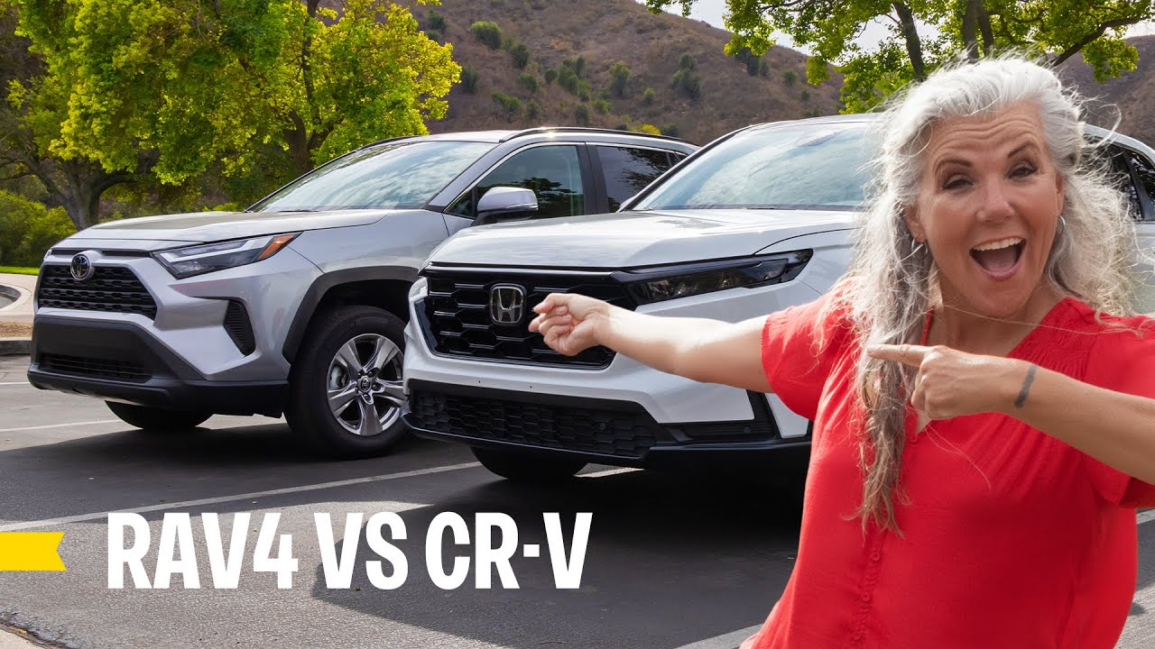 Битва лучших внедорожников! Toyota RAV4 против Honda CR-V
