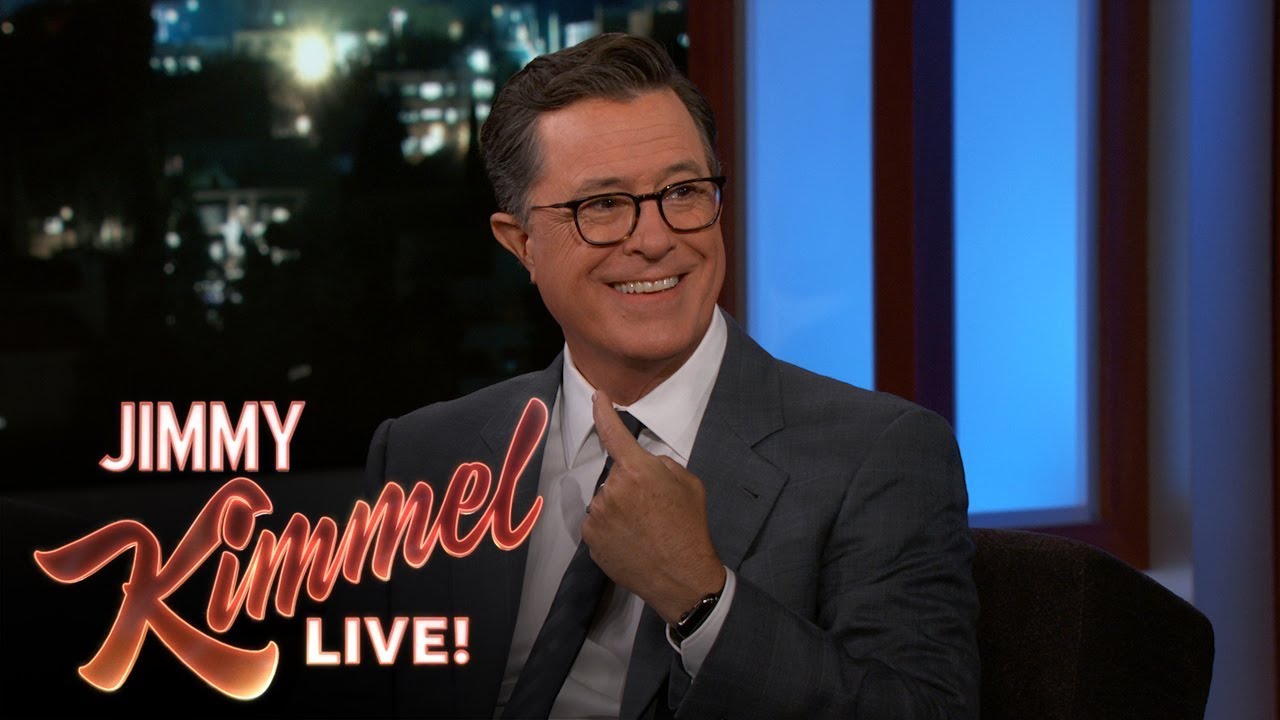 Stephen Colbert Asks Jimmy Kimmel for Emmy Hosting Advice