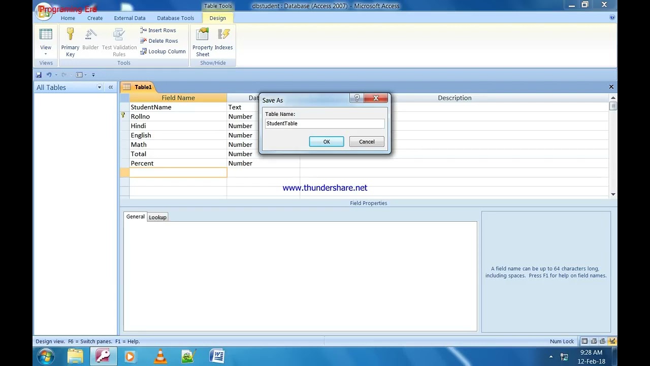 Access Student Marks Calculation By Query