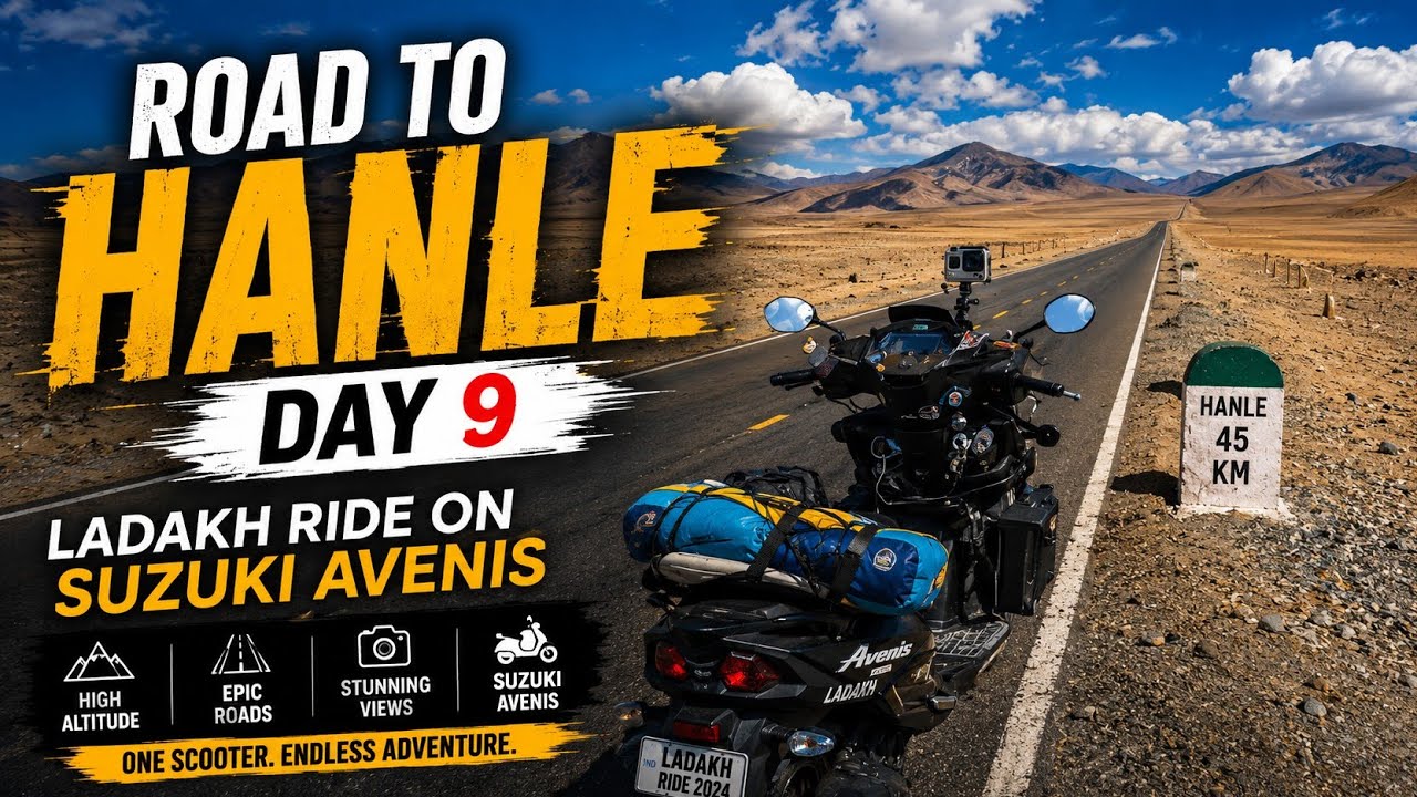 Chusul to Hanle on Suzuki Avenis via Rezang La War Memorial Ladakh Ride Day 9