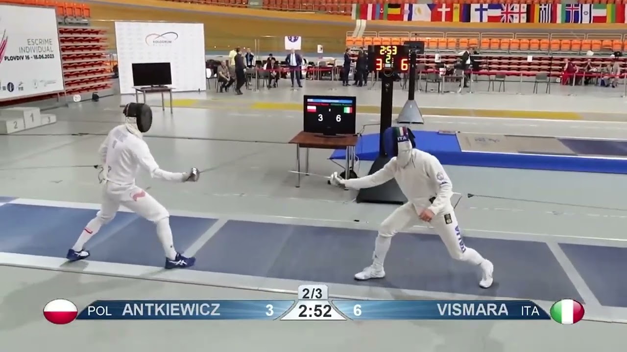 European Championships 2023 SME - L4 - Mateusz Antkiewicz POL v Federico Vismara ITA