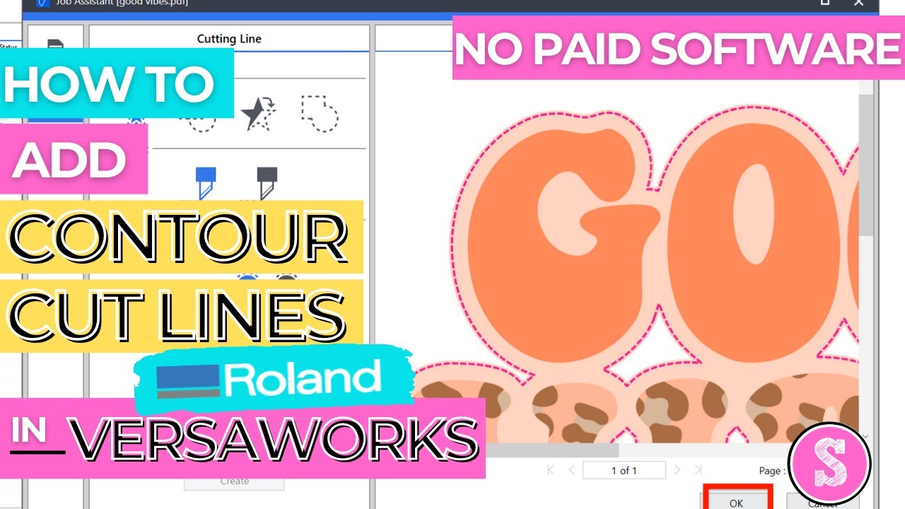Как добавить линии контурной резки Roland Versaworks БЕСПЛАТНО в SVG-файлы. Платное программное о...