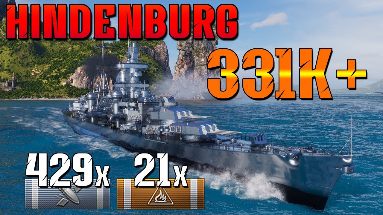 Cruiser Hindenburg - Burning all ships with Lighthouse build