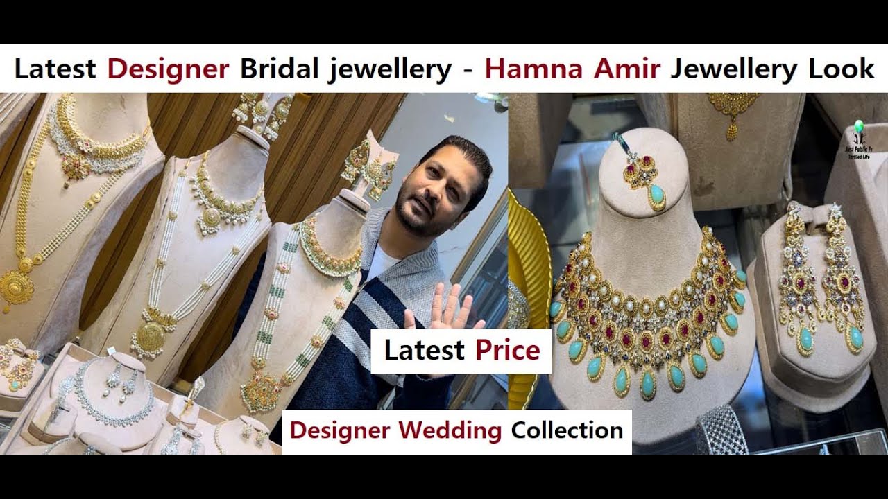 Latest Designer Bridal jewellery - Hamna Amir Jewellery Look - Designer Wedding Collection