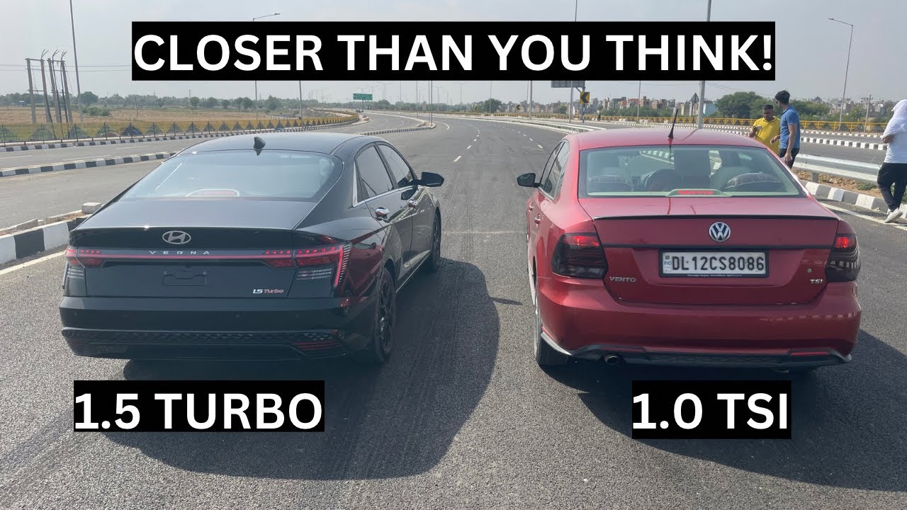 DRAG RACE: VERNA 1.5 TURBO vs VW VENTO TSI
