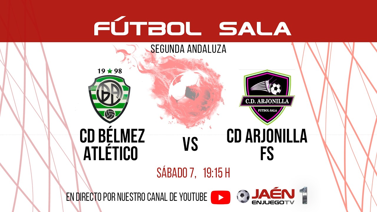 📺DIRECTO TV | FÚTBOL SALA  | CD Bélmez Atlético - CD Arjonilla FS.  Sábado 7  19:15 h.