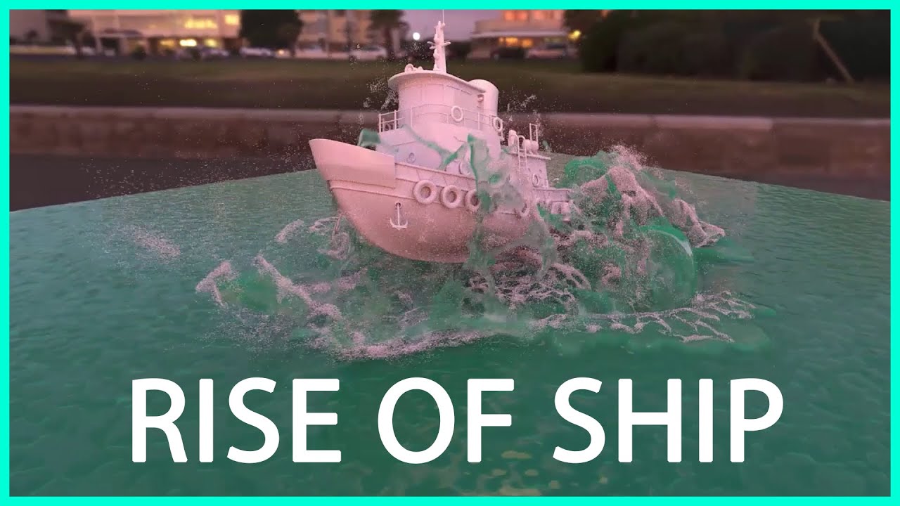 Rise of Ship in Houdini Tutorial