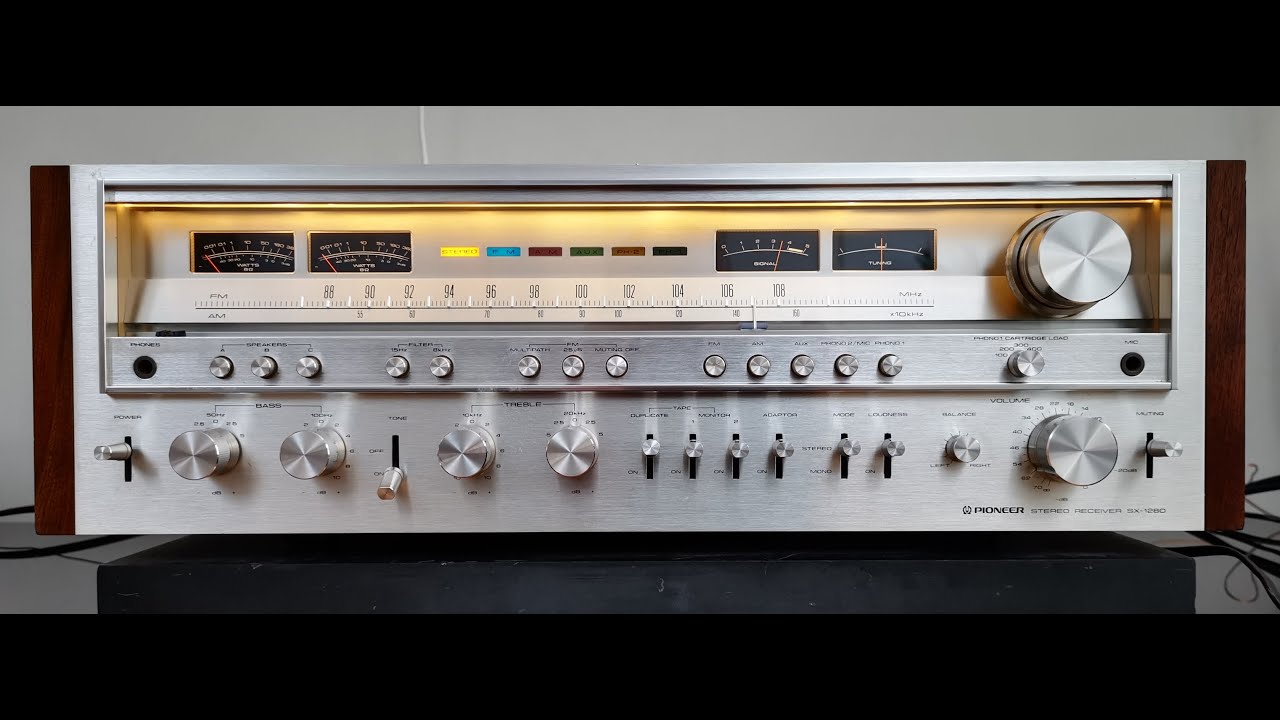 Pioneer SX-1280 AM/FM Stereo Receiver (1978-1979)