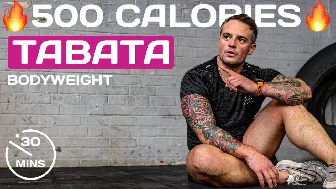 Fat Burning CARDIO TABATA Workout🔥BURN 500 Calories🔥No Equipment