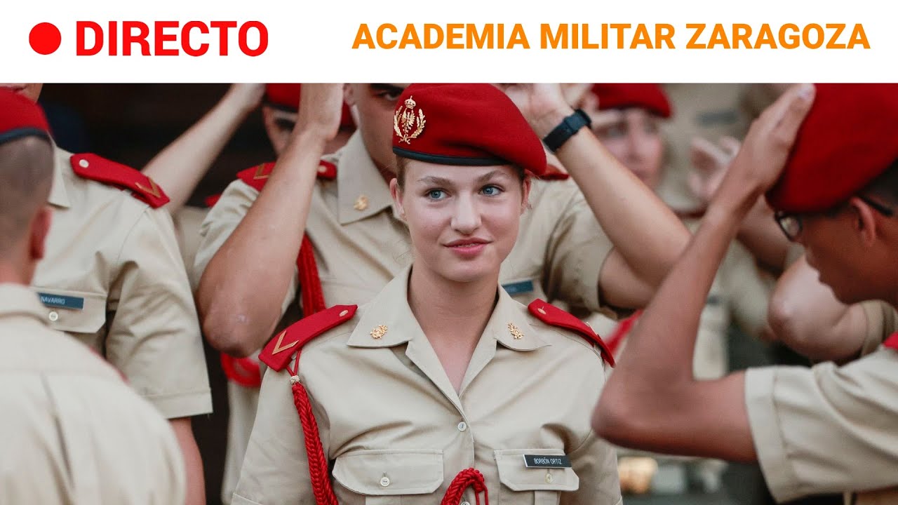 LEONOR: CELEBRACIÓN en la ACADEMIA MILITAR de ZARAGOZA, que cumple 139 años | RTVE