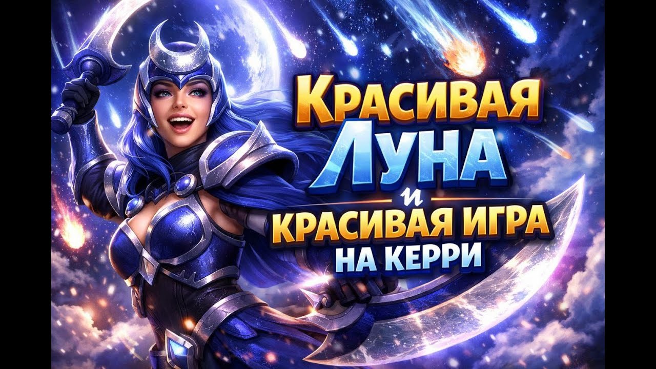 Красивая Луна и красивая игра на керри. Что еще надо?