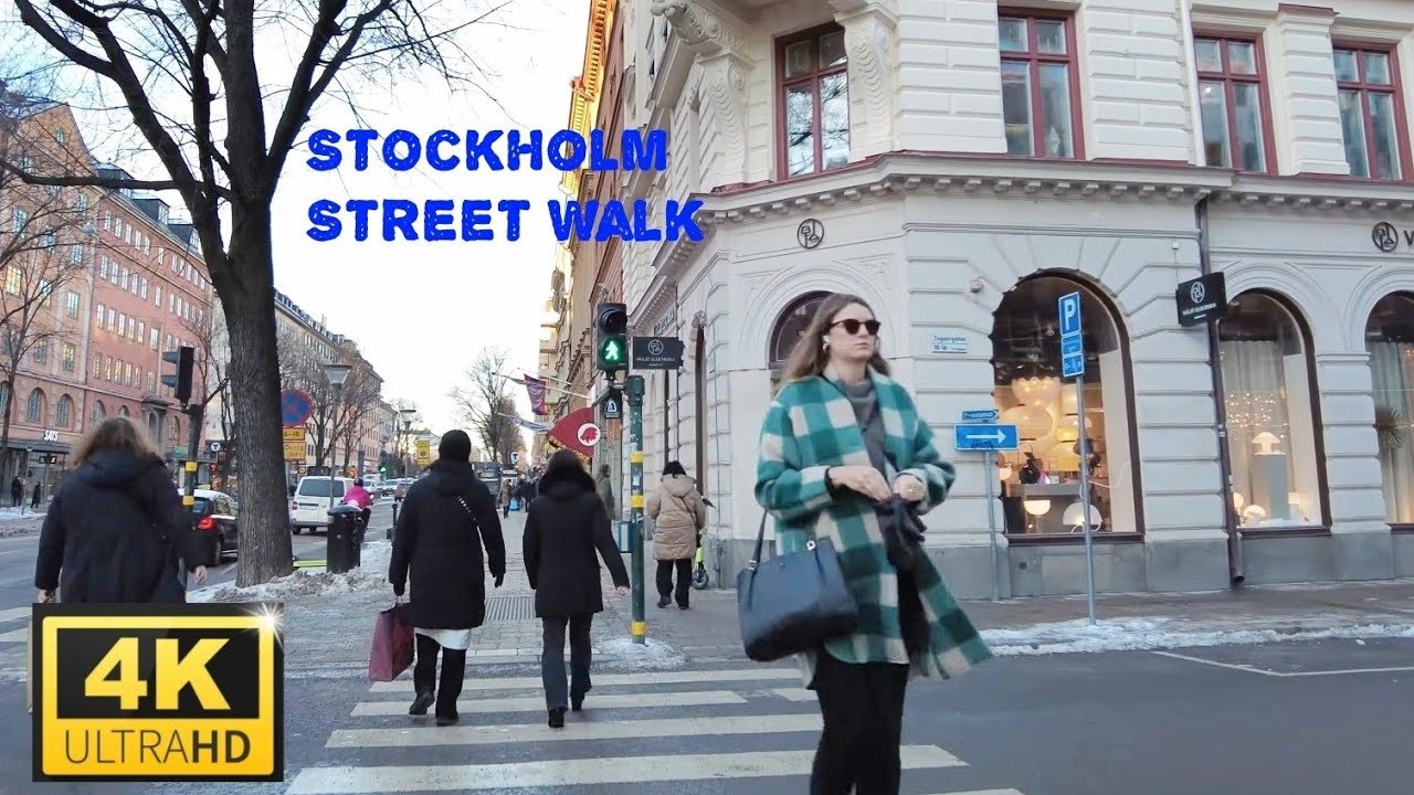 Sweden: Street Walk Around The City Of Stockholm, Norrmalm