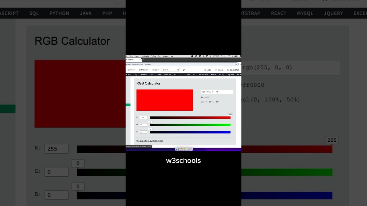 Learned About RGB Color Codes? Try This RGB Calculator! #olevel #computing #secondary #shorts