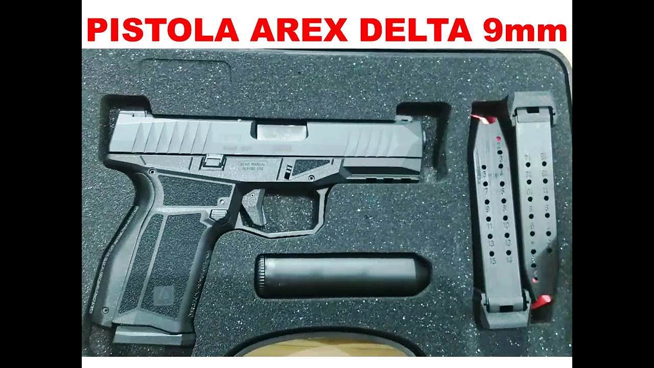 Unboxing Pistola Arex Delta M Black calibre 9mm luger