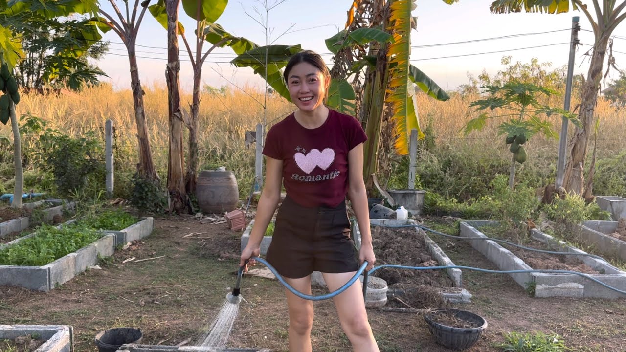 โคกหนองนาไทยลาวของเราวันนี้สาวลาวตกปลา l เขยลาว🇹🇭❤️🇱🇦 