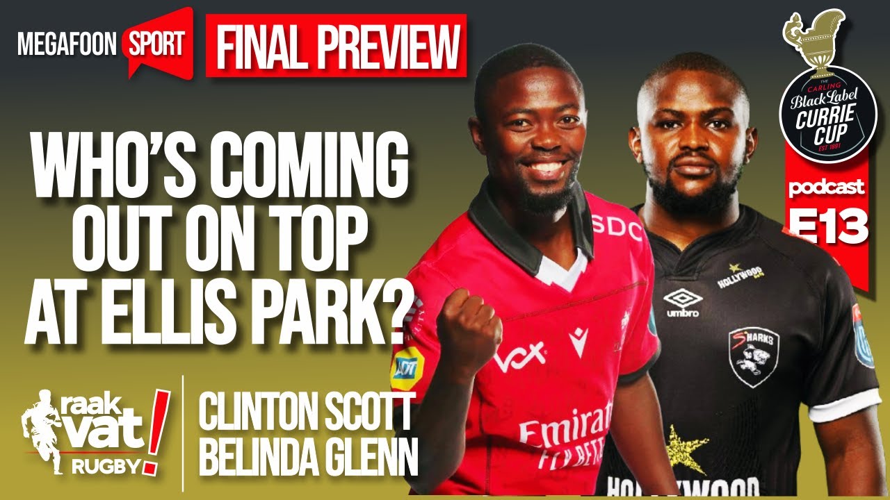 The Sharks travel to Ellis Park to take on the Lions in the Currie Cup final! We discuss both teams!