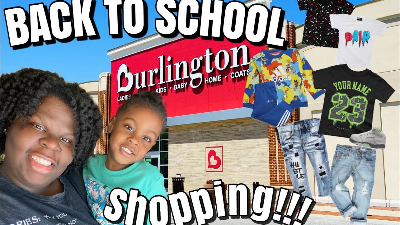 BACK TO SCHOOL👕📚✏️SHOP WITH ME AT BURLINGTON🛍FOR NO TAX WEEK🚫| MAJOR DEALS🤑