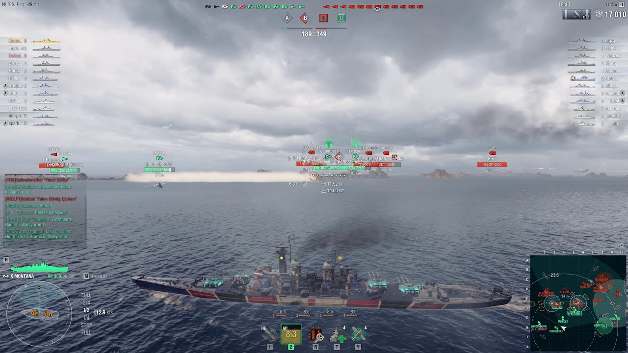 wows MONTANA: OP Battleship World of Warships #wows #worldofwarships #gaming