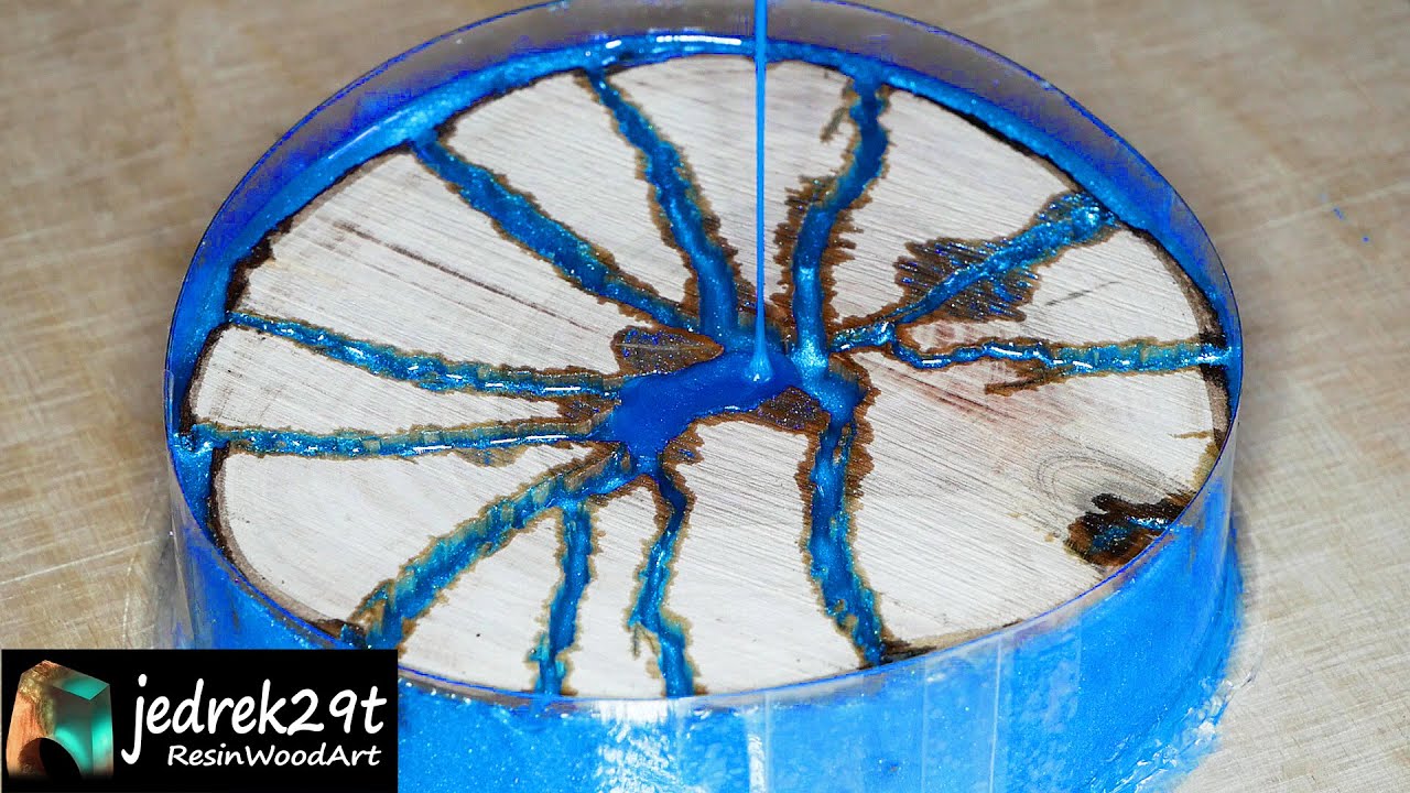 Woodturning. Resin & Wood Bowl / RESIN ART