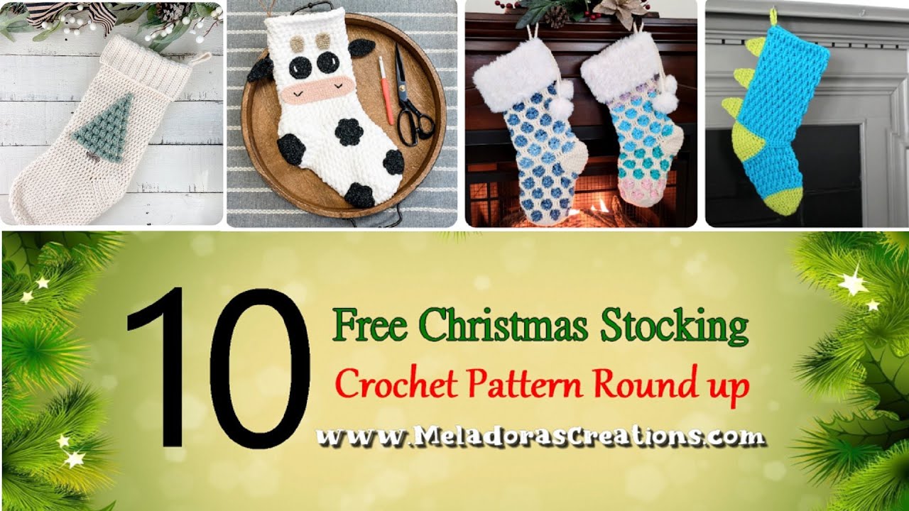 Get Ready For Christmas With These 10 Free Crochet Stocking Patterns!