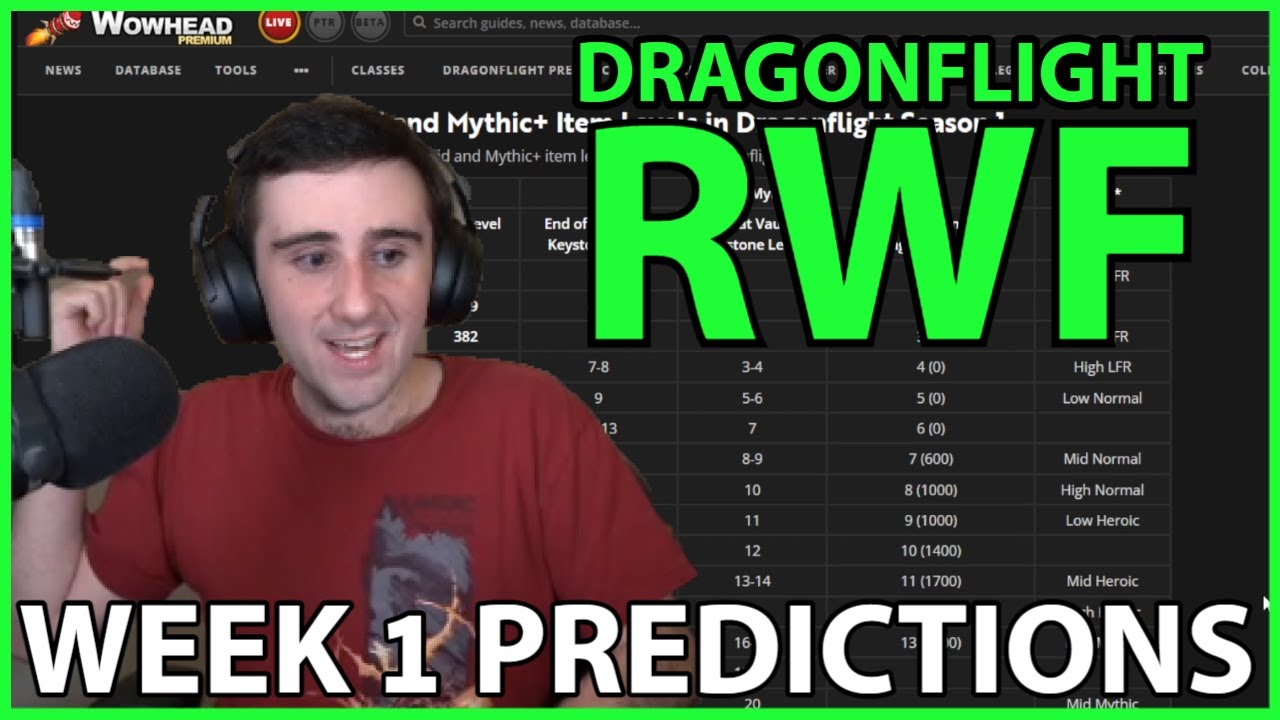 Week 1 Dragonflight RWF: Splits?! M+? What will we see?