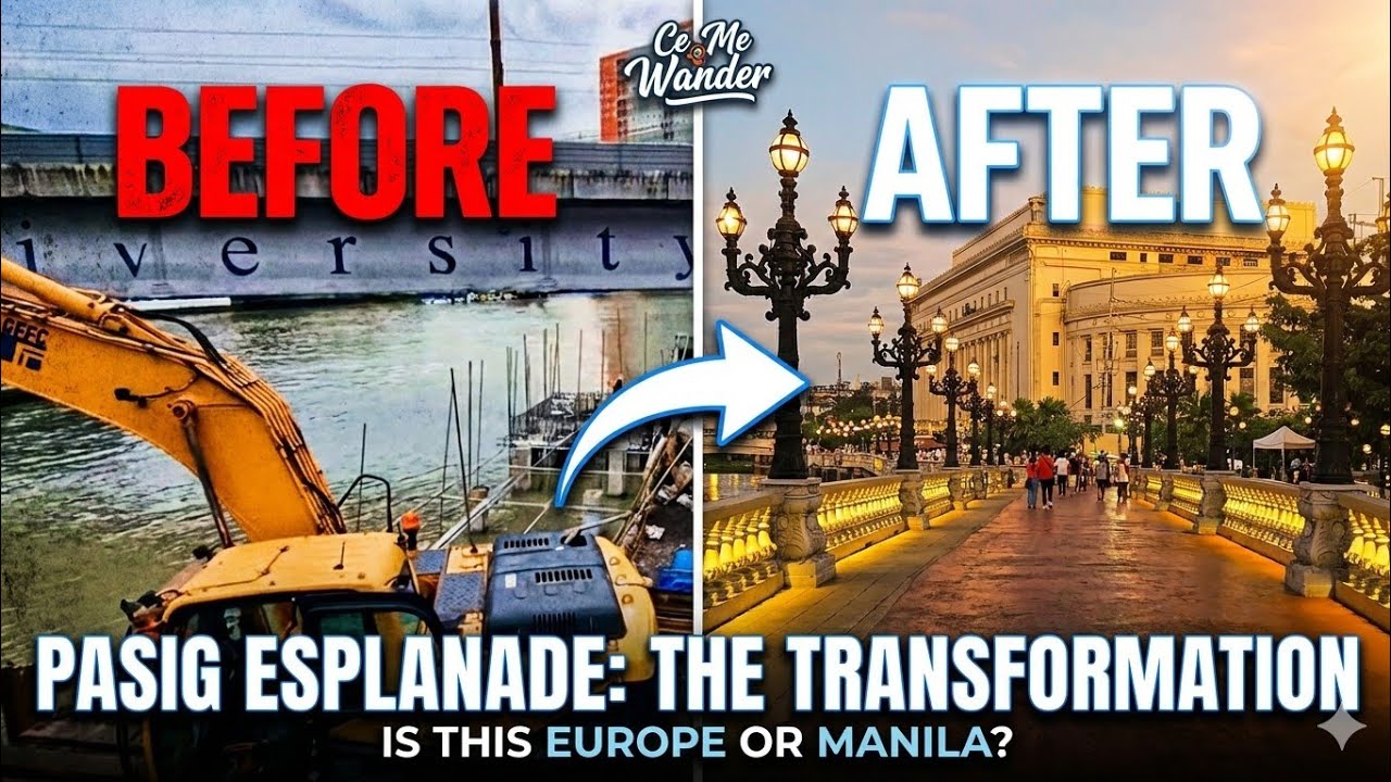Europe in Manila?  We couldn’t believe this is the new Pasig River! (2026)